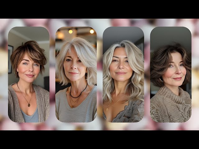 Elegant Haircut and Hairstyle Ideas for Women Over 50 | pixie haircut 😍