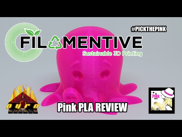 Pick the Pink! Filamentive Recycled Pink REVIEW - Day 21 #PICKTHEPINK