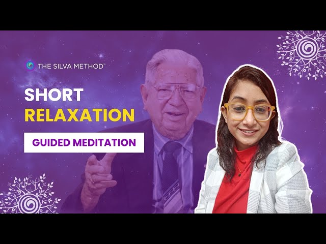 Silva Method Relaxation Meditation| Short Relax Guided Meditation| Original By Jose Silva