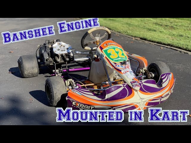 Mounting The Crazy Engine On My Shifter Kart! Part 2