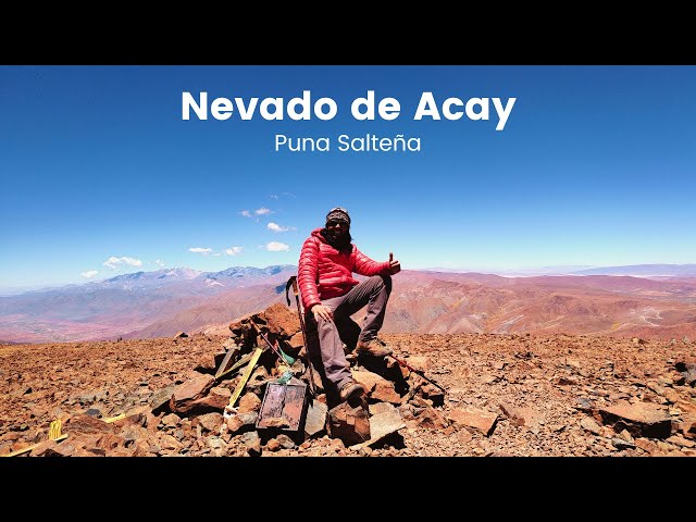 Ascent to the Nevado de Acay in Salta, Argentina