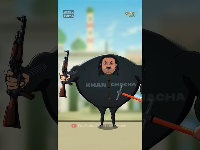 Gadar 2 Animated Spoof Part-6 #shorts #gadar2 #cartoonsmash