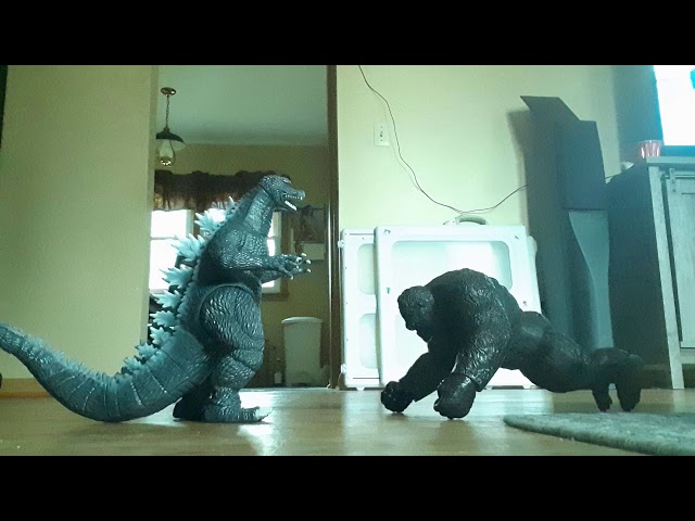 Godzilla stop motion