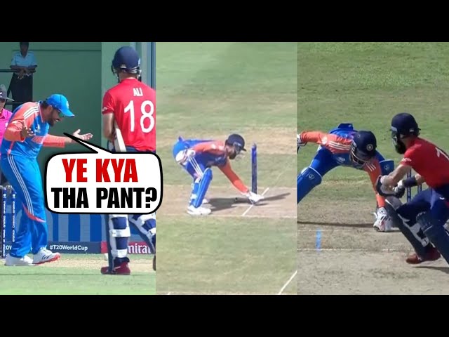 Rohit Sharma did this when Rishabh Pant played mind game & stumped Moeen Ali, Ind vs Eng T20 WC 2024