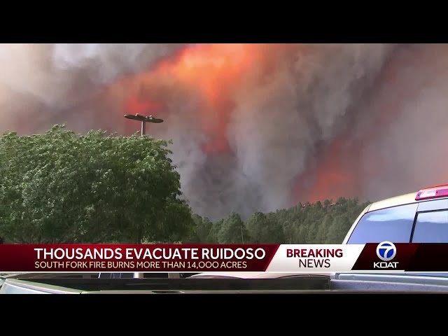 People and animals flee as Ruidoso fire continues to grow