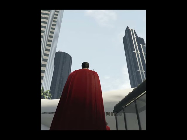Superman Helping Lost santos people