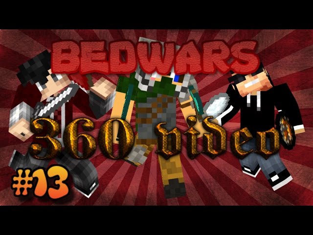 Minecraft Hypixel BEDWARS - #13 - [360 video] Best minecraft 360 video