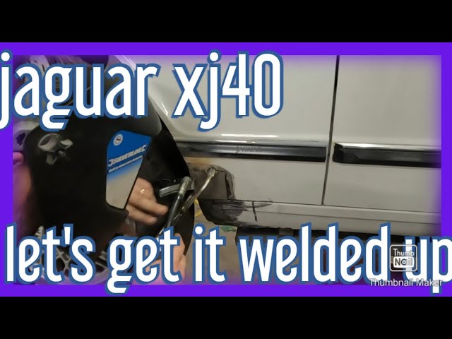 jaguar xj40 xj6 1993 needs more work than I thought. welding the jaaag