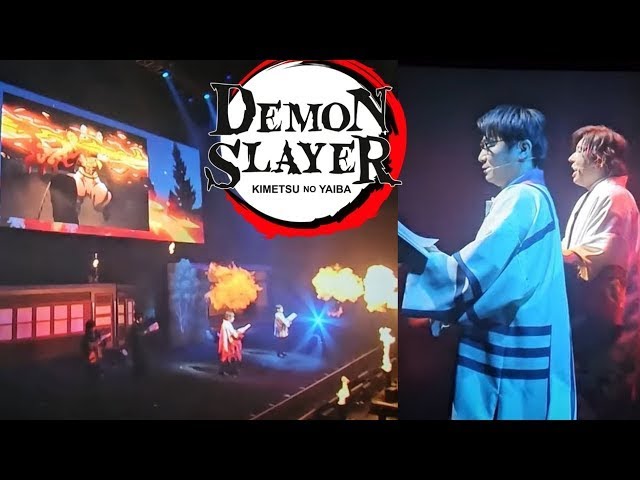 RENGOKU Vs AKAZA On Stage Voice Acting | Demon Slayer Stage Play | Kimetsu no Yaiba Celebration