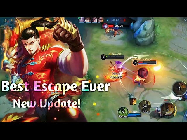 chou gameplay 2022 new update | chou escape moments | Chou edit 🔥