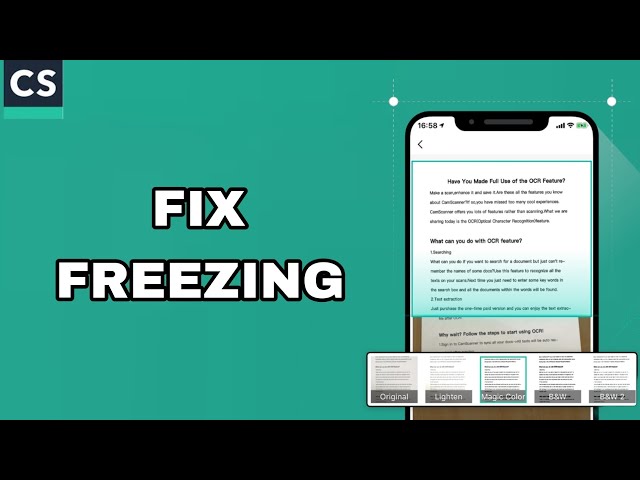 How To Fix And Solve Freezing On CamScanner App | Final Solution