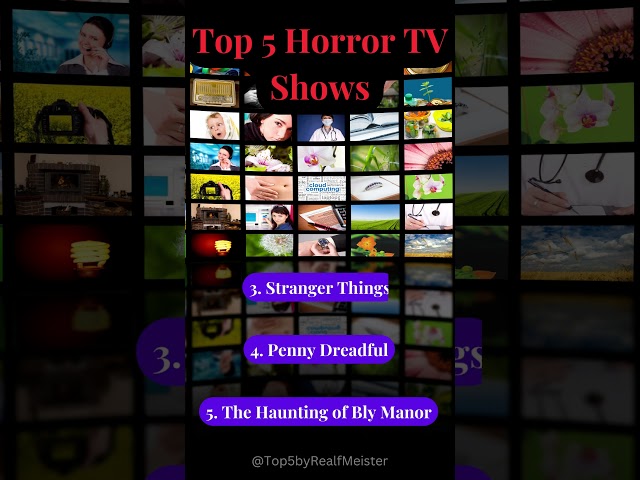 Top5 Horror TV Shows by RealfMeister