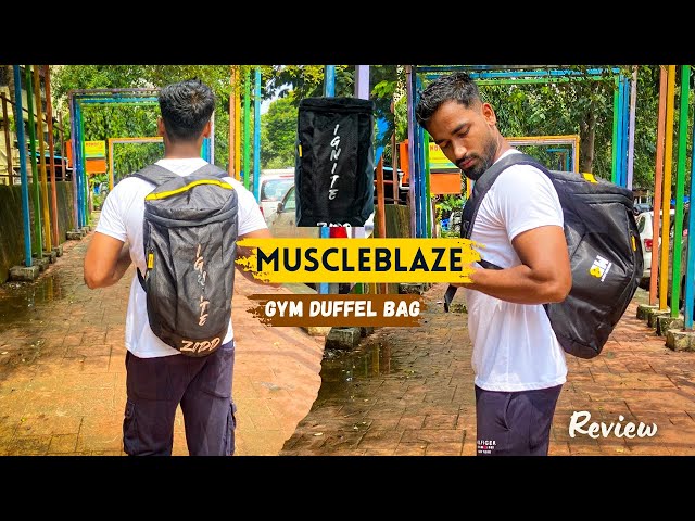 BEST GYM BAG 30 L || Unboxing new gym bag by ||​⁠@Muscleblaze ( REVIEW )daily fitness