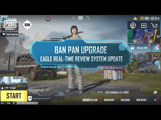 PUBG MOBILE | BAN PAN Eagle System & Review System Update