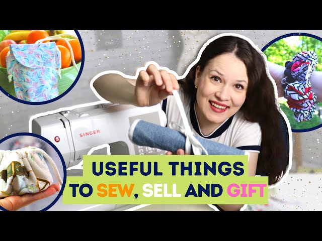 5 easy and USEFUL sewing ideas to sew, sell and gift in 10 minutes!