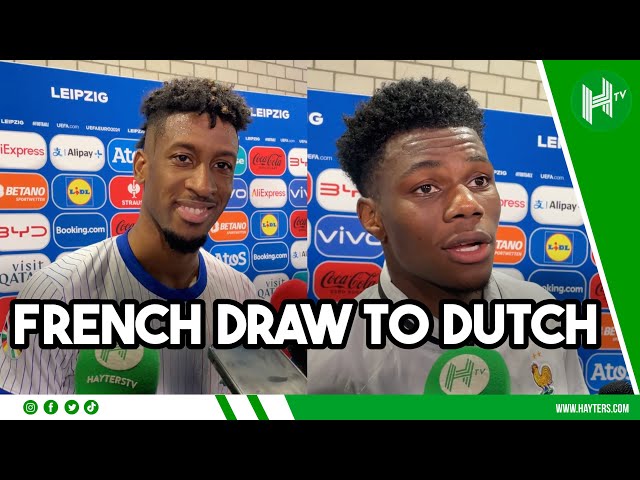 Mbappe's nose is getting BETTER! | French stars REACT to Netherlands draw!