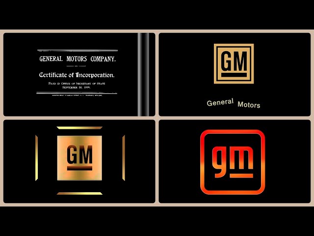 General Motors Logo Evolution Animation