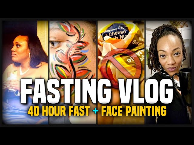 Fasting Vlog! Fast With Me + Face Painting Event #FastingForWeightLoss