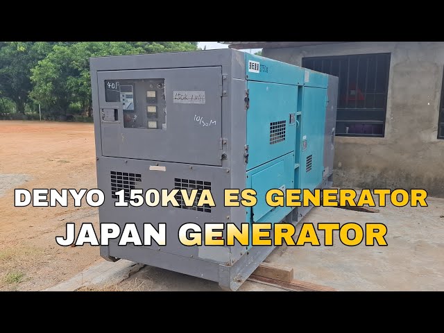 Denyo 150KVA Generator | Japan Generator | Denyo Soundproof Generator | Lahiru Malshika