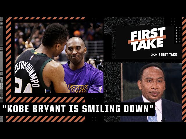 'Kobe Bryant is smiling down on a guy like Giannis Antetokounmpo' - Stephen A. | First Take