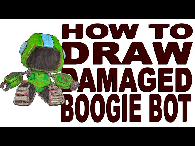 How to draw Damaged Boogie Bot (Poppy Playtime)