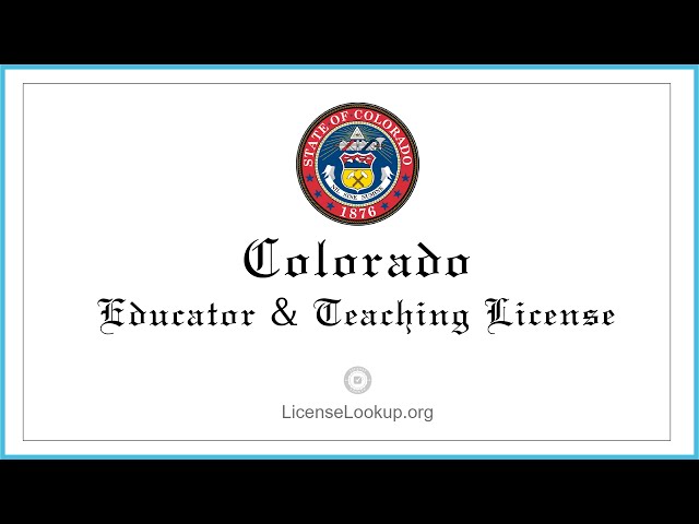 Colorado Teaching License - What You need to get started #license #Colorado