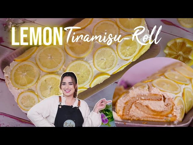 No-Bake Zitronen-Tiramisurolle OHNE Backform 😍🍋 Schnelles Sommerrezept