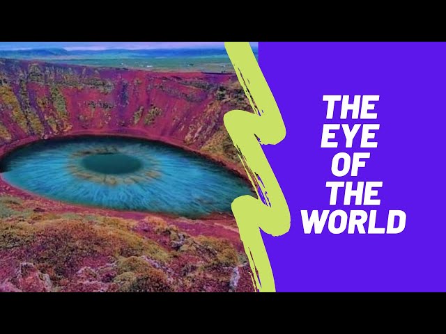The Eye of the World : Kerid Crater Lake