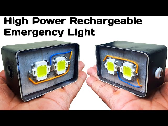 High Power emergency light | homemade emergency light | diy 12v 5w led emergency light |