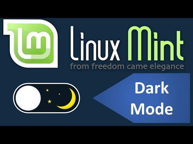 Linux Mint in den Dark Mode bringen