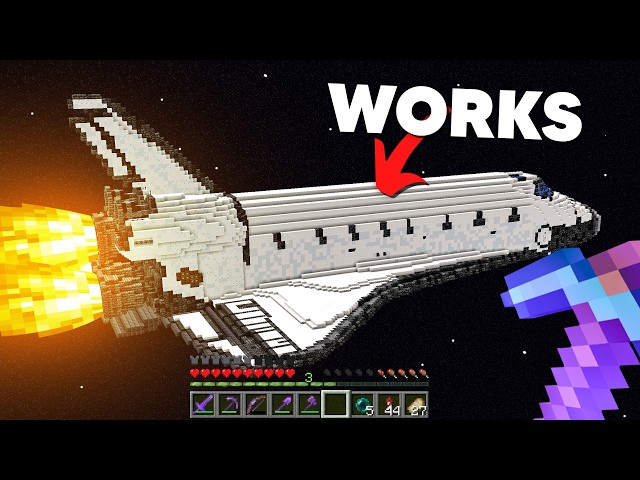 I Built a Spaceship in Minecraft
