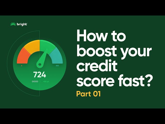 How to boost your credit score fast?  (TIPS TO INCREASE CREDIT SCORE - PART 1)