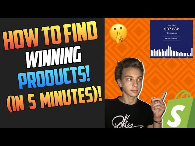 How to Find a Winning Product in 5 MINUTES!