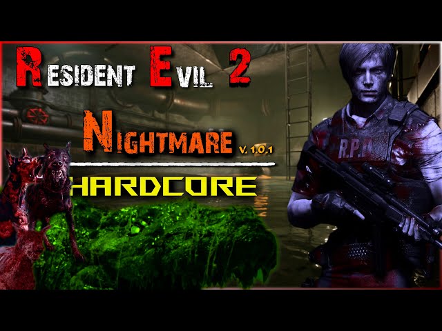 HARDEST Resident Evil 2 Remake Mod | Pt. 8 | Puppies and Sewer Dragons!
