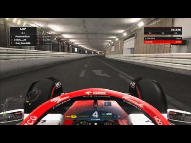 F1 22 Monaco hot lap top 40 in the world ps5