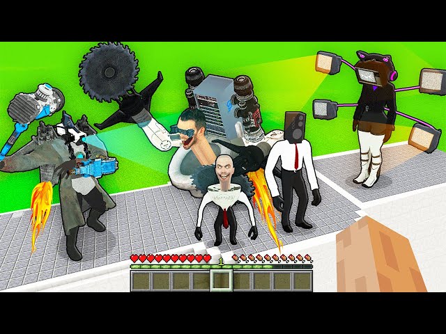 Skibidi Toilet all seasons Best Funny Minecraft Videos - Compilation #883