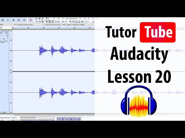 Audacity Tutorial - Lesson 20 - Add new Blank Track