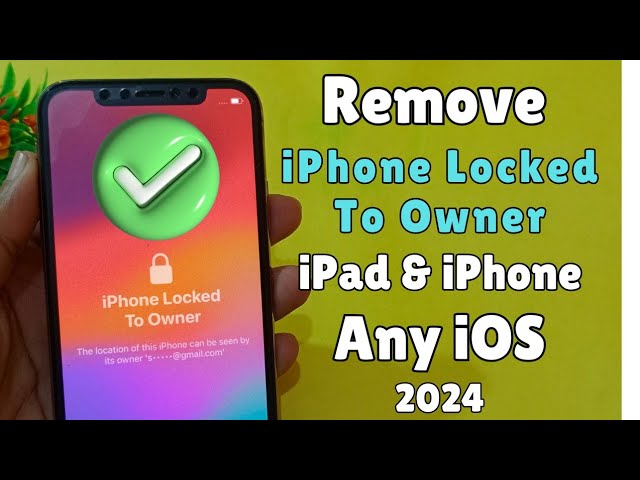 How To Unlock iPhone-iPad Locked To Owner Without iTunes | iPhone Locked to Owner How To unlock ✅