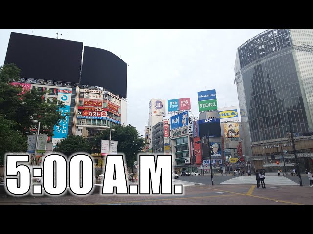 Shibuya at 5:00 A.M. in 360° VR Video