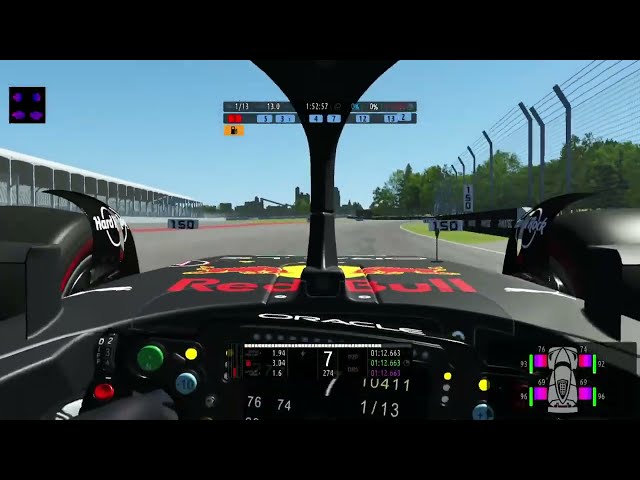rFactor 2 Canada 1.12.663 F1 23 RB19  - Cockpit view