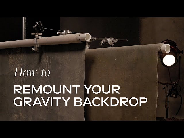 How to Mount Your Backdrop to a New Core | Gravity Backdrops Tutorial