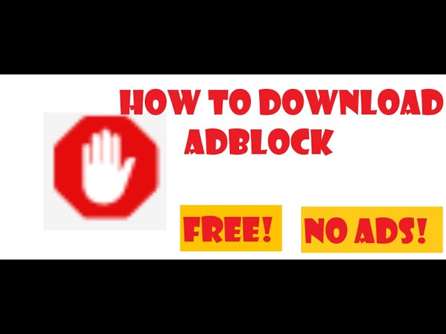 How to get an adblocker for free (AdBlock)