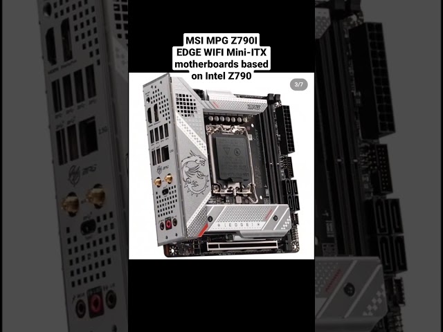 MSI releases MPG Z790I EDGE WIFI Mini-ITX motherboards based on Intel Z790 | What’s in the box