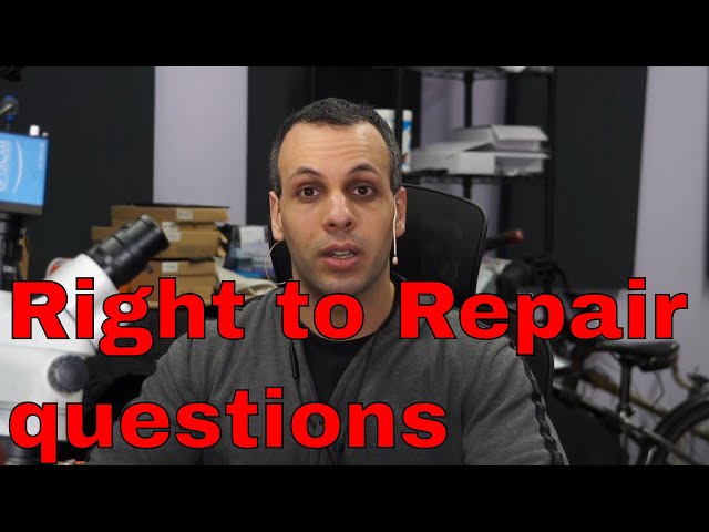 Right to Repair questions, asked and answered