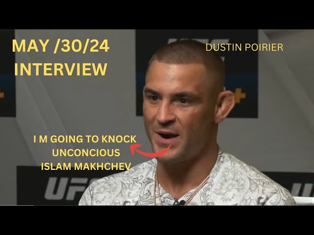 "Dustin Poirier Predicts Knockout Victory Over Islam Makhachev at UFC 302" #ufc