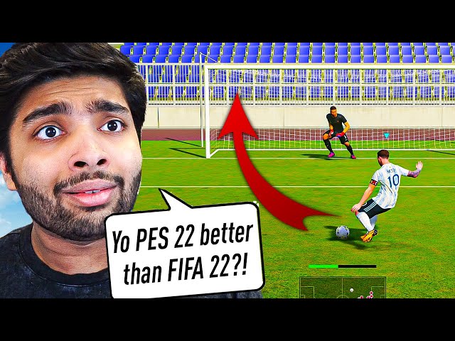 I PLAY PES 22...BETTER THAN FIFA 22?!🤔