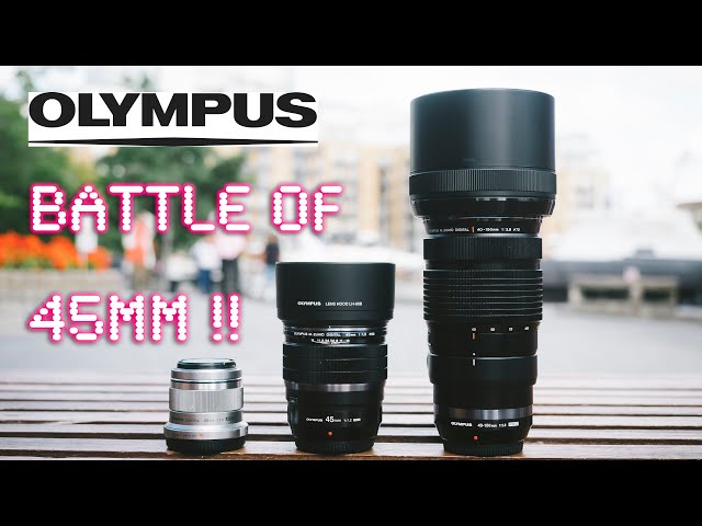 Battle of 45mm, Olympus Portrait Lens Shootout (Ft. Saori Okuno) - RED35 Review