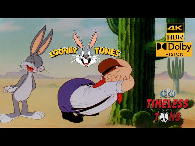 LOONEY TUNES: The Wacky Wabbit (Bugs Bunny, Elmer Fudd) (1942) [4K HDR Dolby Vision Remastered]
