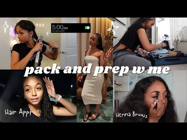 pack and prep with me | first solo trip + productive vlog | day in my life