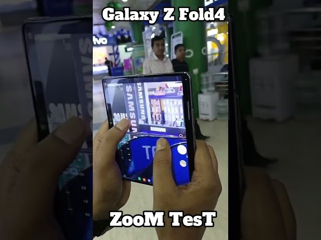 Galaxy Z Fold4 ZooM Test🔥 #shorts